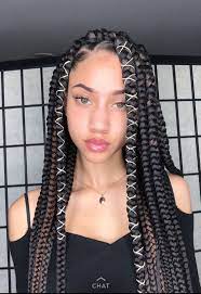 Pin By Russell Allison On Braided Hairstyles Braided Hairstyles Braids For Black Hair Box Braids Styling