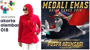 Lihatlah, betapa senang dan bahagianya dia melihatku menderita. Profil Puspa Arumsari Pesilat Cantik Yang Sumbang Emas Ke 13 Bagi Indonesia Di Asian Games 2018
