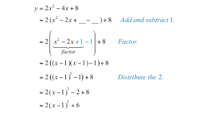 Standard form to vertex form without completing the square method algebra 2. How To S Wiki 88 How To Complete The Square To Find Vertex Form