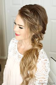 See more ideas about long hair styles, ponytail hairstyles, hair styles. Side Swept Prom Hairstyles Side Braid Novocom Top