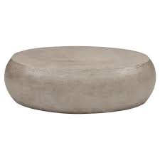 Outdoor decor fire pits outdoor rugs doormats outdoor lighting garden accents outdoor curtains & shades outdoor cushions & pillows planters, hangers & stands patio furniture covers. Roma Modern Classic Durable Grey Concrete Oval Outdoor Coffee Table 51 W 60 W Kathy Kuo Home