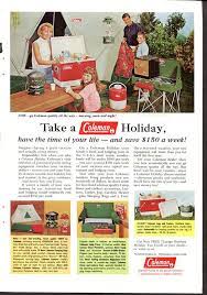 Coleman Ad Vintage Camping Equipment Happy Family Holiday Etsy Vintage Camping Vintage Camping Gear Camping Equipment