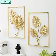 Stratton home decor traditional scroll metal wall decor. Maynos Metal Wall Decor With Square Frame Metal Leaf Wall Art Decor Gold And Black Framed Leaves Artwork For Hotel Cafe Decoration Shopee Philippines