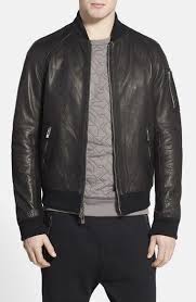 795 Rogue Washed Black Leather Baseball Jacket Leather Baseball Jacket Black Leather Bomber Jacket Leather Jacket Men