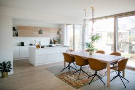 Wohn Essbereich In 2020 White Modern Kitchen Dining Area Kitchen Interior