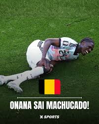 BAIXA NA B&Eacute;LGICA! 🇧🇪🚨 A B&eacute;lgica perdeu um dos seus pilares para a  sequ&ecirc;ncia da Copa do Mundo. Amadou Onana teve confirmada uma ruptura do  ligamento cruzado anterior do joelho direito ap&oacute;s