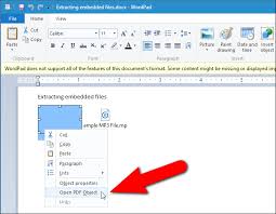 How to open pdf file in word. How To Extract Images Text And Embedded Files From Word Excel And Powerpoint Documents