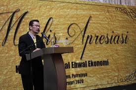 The ministry is the youngest in malaysian government, having formed on 21 may 2018, as part of economic reformation by prime minister tun mahathir bin mohamad. Majlis Apresiasi Kementerian Hal Ehwal Ekonomi Unit Perancang Ekonomi Jabatan Perdana Menteri