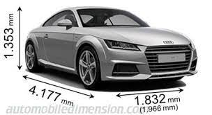 Audi Tt Coupe Dimensions Boot Space And Interior