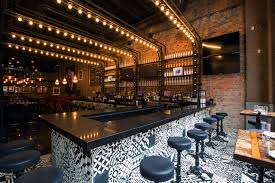 Front Bar Posted By Joy District In 112 W Hubbard Chicago Il Barrestaurant Coffee Shop Interior Design Rooftop Design Rooftop Bar