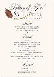Wedding Menus Fall Wedding Menu Cards Autumn Theme Wedding Menu Cards Fall Wedding Fall Wedding Menu Wedding Buffet Menu Wedding Menu Cards