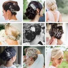 Wedding hair pieces from headcovers. Wedding Bun Hairstyles Hair Accessories Blog