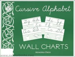 Handwriting without tears, this is laminated. Alphabet Wall Charts Cursive Exodus Books