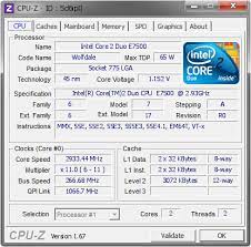 Top 3 computer processors price list are as follows: Intel Core 2 Duo E7500 2933 44 Mhz Cpu Z Validator
