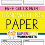 </p> <p>for this explanation, you will be utilizing references in your paper. Blank Writing Paper Superstar Worksheets