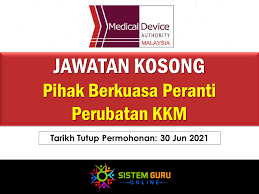Ujian penilaian kelas kafa (upkk) bagi calon tahun 2020 dan 2021 akan dilakukan secara serentak pada tahun ini. Jawatan Kosong Pihak Berkuasa Peranti Perubatan Kkm
