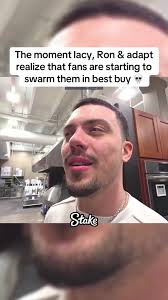 Lacy, Ron & Adapt Swarmed by Fans at Best Buy