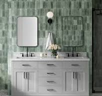 Ariel Hepburn 67 Inch Double Rectangle Sink Vanity With Italian Carrara  White Marble Countertop With 1 5 Edge In Grey