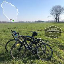 Heute War Wieder Sport Angesagt Da Gestern Aber Ein Doch Relativ Anstrengendes Training Im Volkspark War Haben Wir Es Heute Ein Wenig Ruhiger In 2020 Bicycle Vehicles