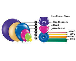 Balloon Colors And Sizing Bloomin Balloons