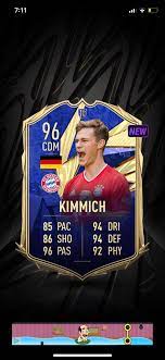 96 toty kimmich player review! I Just Toty Kimmich In A Free Pack Madfut