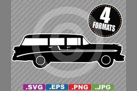 Classic Antique Car Silhouette Image Pictured Above In 4 High Quality File Formats Contained In 1 Zip File Eps