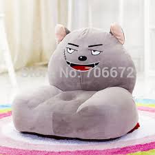 Promo Offer Large 54x45cm Grey Wolf Plush Toy Zipper Closure Tatami Soft Sofa Floor Seat Cushion Birthday Gift T8960 65 Dolls Stuffed Toys Ville 64