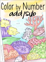 By best coloring pages april 3rd 2019. Color By Number Add Sub The Classroom Key
