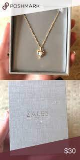 Zales Opal And White Sapphire Necklace Beautiful Necklace Comes With Original Box Gold Chain W White Sapphire Necklace Beautiful Necklaces Sapphire Necklace