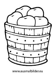 Ausmalbild Korb Mit Apfel Ausmalen Ausmalbild Schultute Basteln