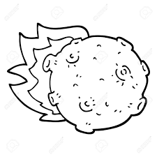 Great offers on site, order now Black And White Cartoon Asteroid Royalty Free Cliparts Vectors And Stock Illustration Image 110423697