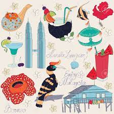Malaysian Symbols Independence Day Drawing Art N Craft Drawing For Kids