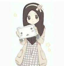 Karena kartunnya muslimah, maka pasti mengenakan hijab. Gambar Kartun Muslimah Comel Dan Cantik