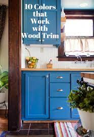 #kitchen idea of the day: Color Confidence 10 Colors That Work Well With Wood Trim Kitchen Wall Colors Kitchen Decor Modern Bohemian House