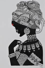 See more ideas about drawings, art drawings, art. African Tribal Lady By Artist Sakshi Baranwal Pen Ink Drawings On Paper