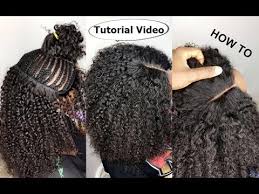 You don't have to color your natural hair, so this is a great time to see what colors look best on you. How To Natural Hair Sew In Weave No Leave Out Tutorial Video For Beginners Youtube