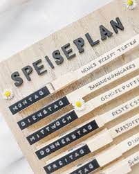 Mein youtube kanal auf deutsch: Diy Speiseplan Wochenplan Essensplan Menueplanning Menu Plan Doityourself Selbstgemacht Essen Planer Diy Kindergeschenke Speiseplan