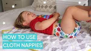 Always wipe front to back. How To Use Reusable Nappies Channel Mum Youtube