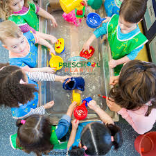 Sand And Water Table In Preschool In 2020 Sand And Water Table Sand And Water Water Table