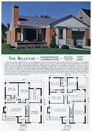 Aladdin Homes Bellevue 1953 House Plans With Pictures Simple House Plans Cottage House Plans