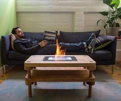 This fireplace is inspired by those natural phenomena that are a source of enormous energy: Fireplace Coffee Table 8 Steps With Pictures Instructables