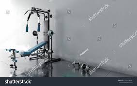 Gym With Mockup Wall 3d Illustration 3d Rendering Ad Affiliate Mockup Gym Wall Rendering 3d Illustration Stock Illustration Illustration