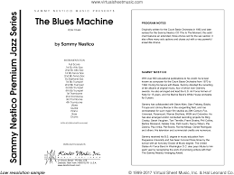 Nestico The Blues Machine Sheet Music Complete Collection For Jazz Band