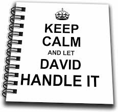3D Rose KEEP CALM and LET David Griff ES lustig, persönlichem Namen:  Amazon.de: Bürobedarf & Schreibwaren