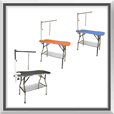 Pet Grooming Table Dog Grooming Table Grooming Table Foldable Grooming Table Large Stainless Steel Bone Shape Non Slip No S Flying Pig Table Home Decor