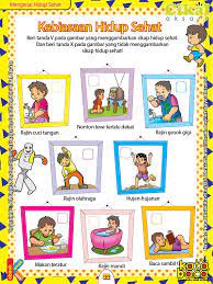 Lembar kerja ini bermanfaat untuk mengasah kemampuan kognitif dan kejelian anak. Worksheet Paud Tk A B Mengenal Hidup Sehat Ebook Anak