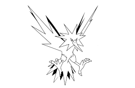 Legendary pokemon coloring pages for adults. Best Zapdos Legendary Pokemon Coloring Page Printable Pokemon Zapdos Coloring Book Sheet To Print Free Ecolorings Info