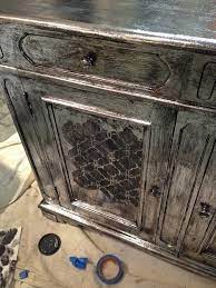 Use Foil For An Easy Silver Leaf Finish Silver Furniture Silver Leaf Painting Silver Leaf
