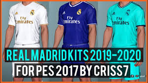 Fundado el 6 de marzo de 1902 como madrid fútbol club, se ha convertido en una de las franquicias europeas de fútbol más exitosas del siglo xx. Pes 2017 Real Madrid Kits 2019 2020 By Criss7 Youtube