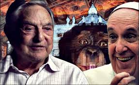 Risultati immagini per bergoglio bacia i piedi a soros